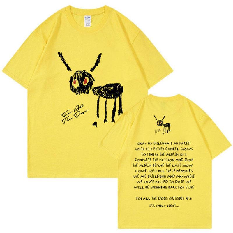 Винтажная футболка «Рэппер Дрейк для всех собак», мужская модная футболка в стиле хип-хоп, большие футболки с короткими рукавами из 100% хлопка, уличная одежда