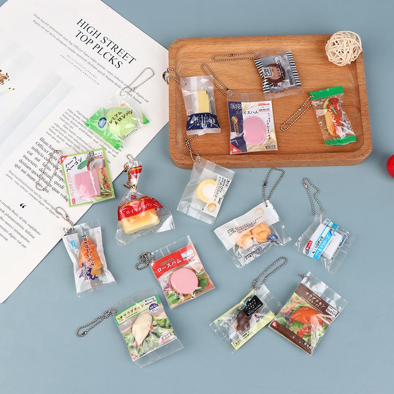 1 шт. кукольный домик имитация еды игрушка кулон креативный рюкзак кулон случайная доставка