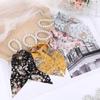 Woman Hair Scarf Ribbon Pearl Ties New Korean Style Hairband Scrunchies Girls Ponytail Holders Rubber Band Hair Accessories