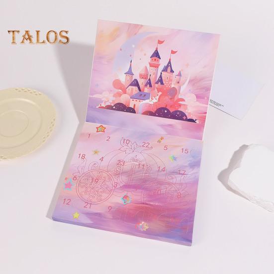 Рождественский адвент-календарь 2024 года, набор для самостоятельного изготовления браслетов, обратный отсчет до Рождества на 24 дня, ювелирные изделия, аксессуары с 22 бусинами, 2 браслета для детей, подростков, женщин