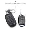 Оригинальный кожаный чехол для ключей Hyundai для Santa Fe, ix35, Mistra, Elantra, Reina, Veloster, Sonata