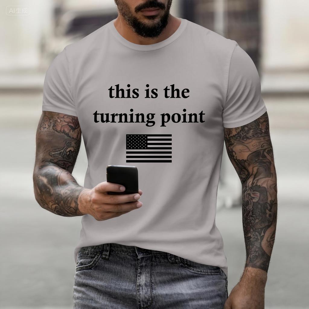 Fashion Round Neck Raglan Short Sleeve Workwear Printed Tops Ladies Summer Tops