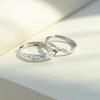 Mingjie Laurel Love Couple Rings - Long-Distance Relationship Christmas Gift for Him