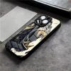 Чехол для телефона 'Сердитый Кинг-Конг' для IPhone 17 Air 16 E Pro Max 15 14 13 Mini 12 Pro 11 Max Plus Черная Стеклянная Крышка