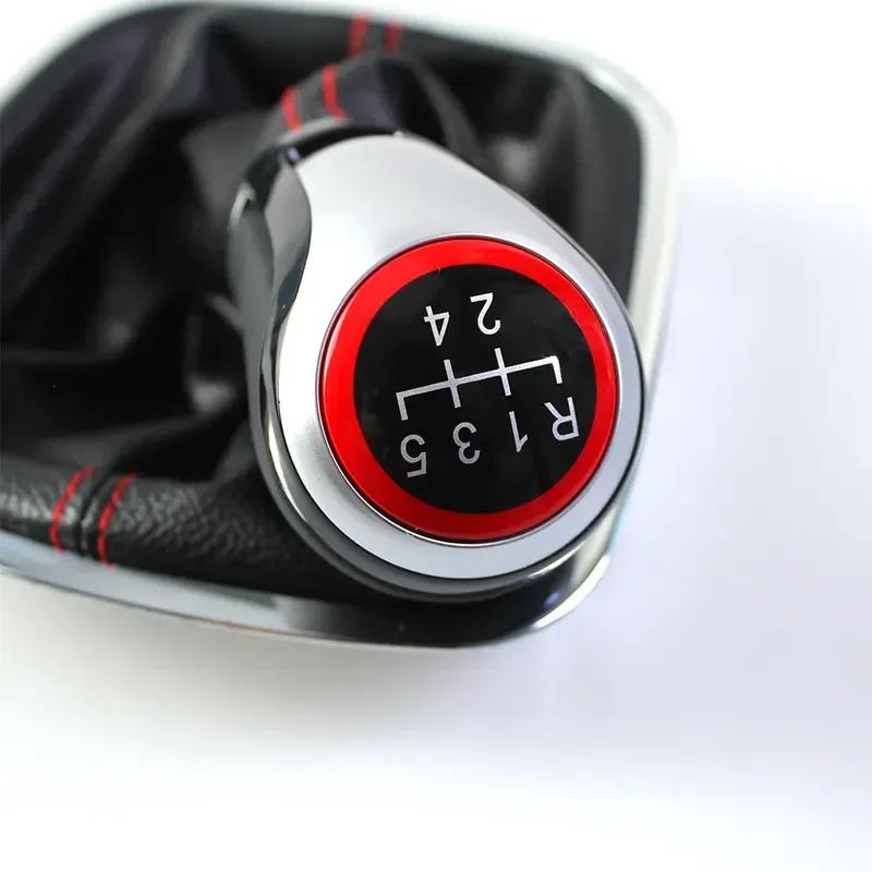 Новый стиль ручки переключения передач для VW Polo 6r 6c Хэтчбек Седан 2011- МКПП 5/6-ступенчатая ручка переключения передач с чехлом