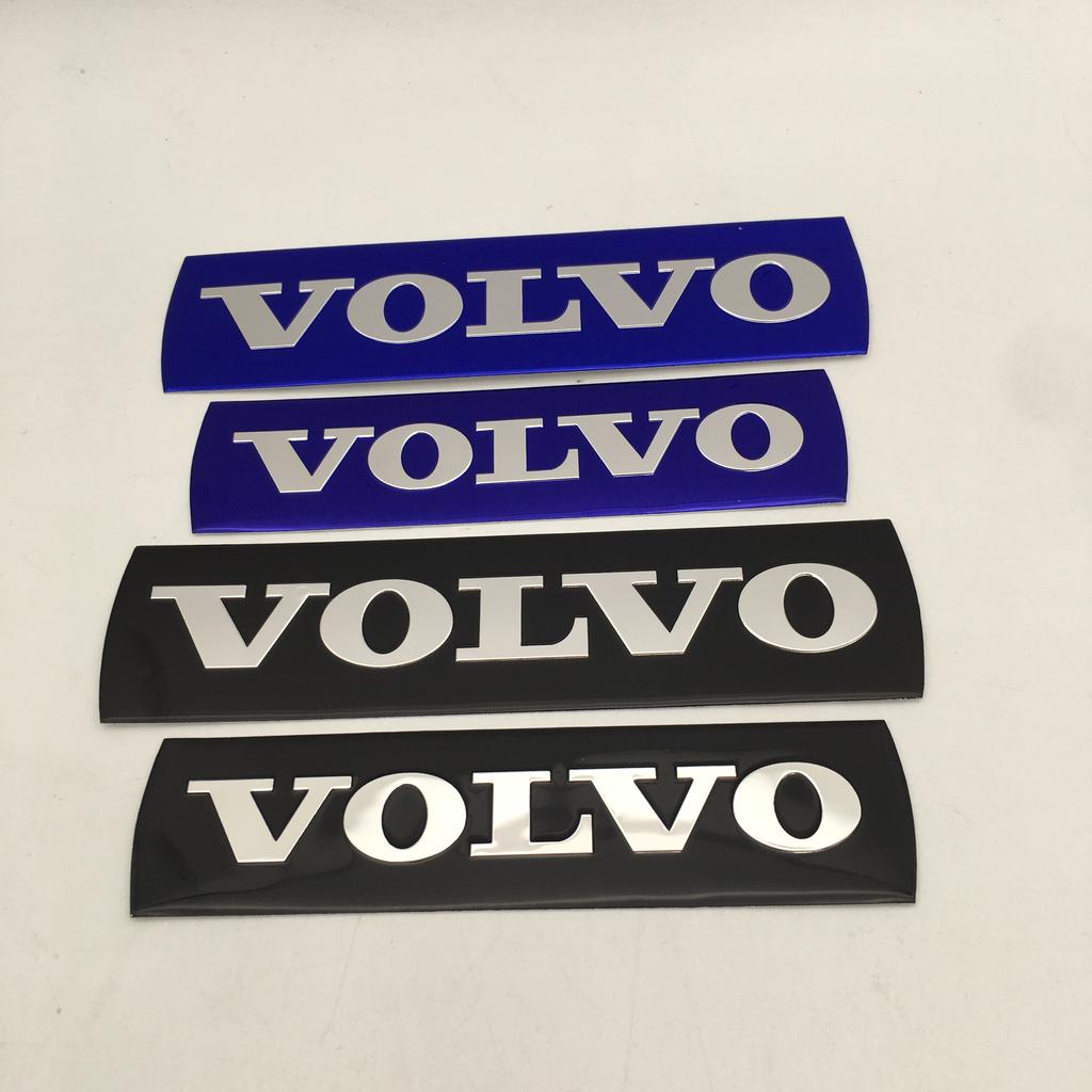 1pcs 3D blue/black for VOLVO XC60 XC90 Car Emblem Front Grille Hood Bonnet Sticker Badge Decal Styling auto accessories