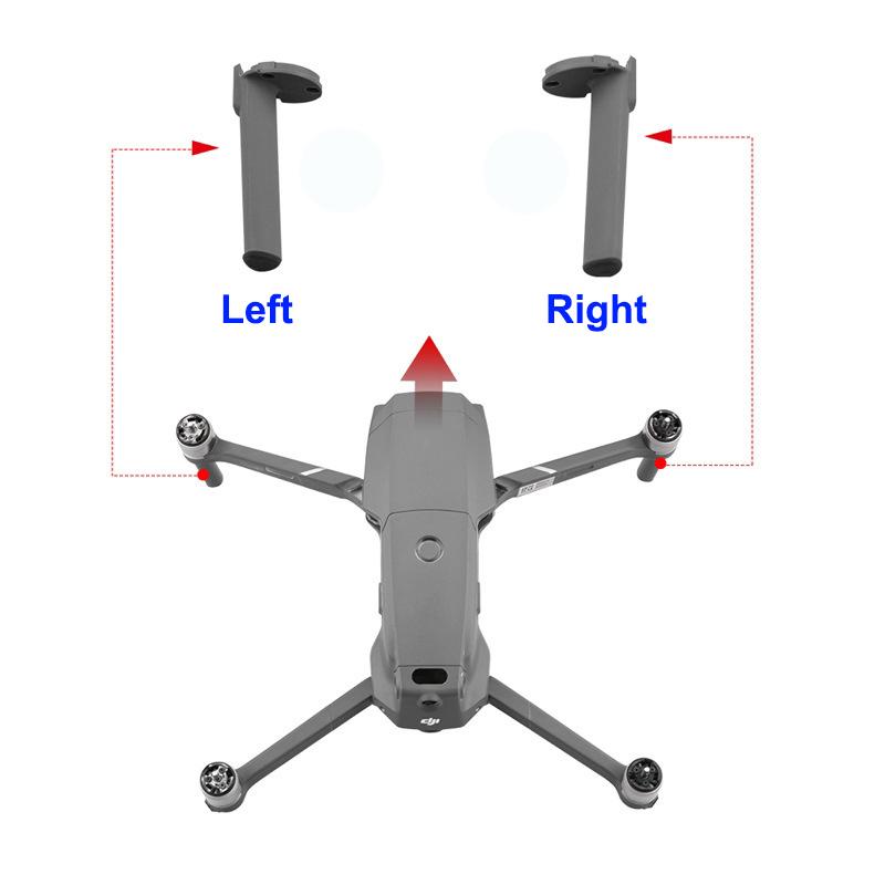 Передний рычаг двигателя Передняя стойка Шасси Запасная часть для DJI Mavic 2 Pro/Zoom