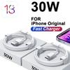 Universal 30W PD Original Fast Charging USB Cable For Apple iPhone 16 15 14 8 Plus 13 12 11 Pro XS Max USB C Rapid Charger Cable