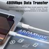 Металлический USB-адаптер на Type C OTG Простая установка Plug and Play Для мобильных устройств и ПК Быстрая передача файлов 480 Мбит/с