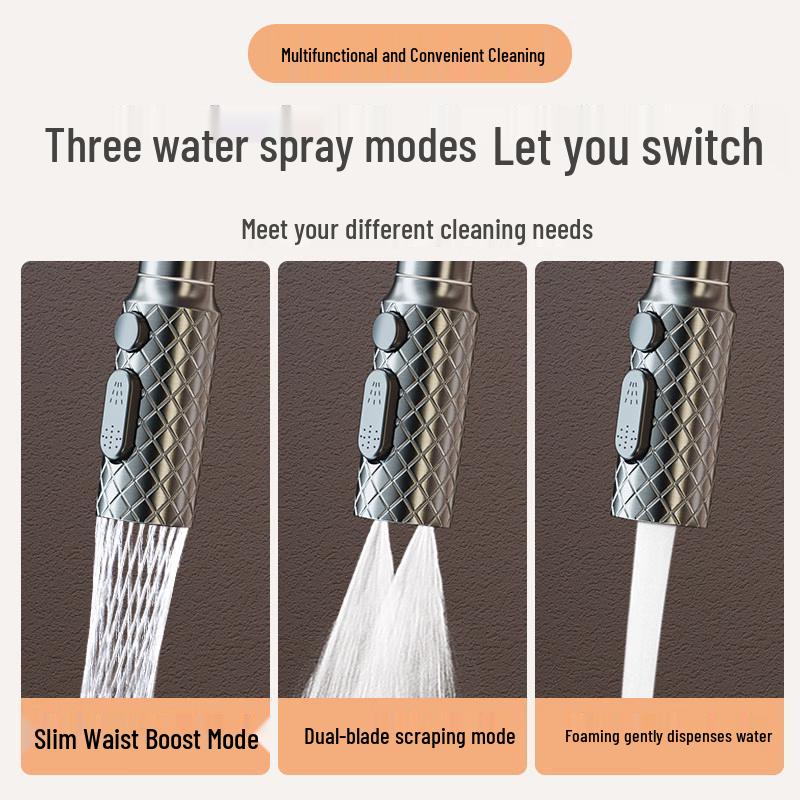 Copper Kitchen Pull-Out Faucet