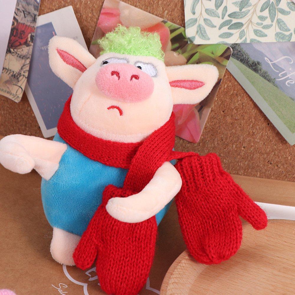 Neck Scarf Doll Scarf with Gloves Soft Winter Doll Accessories Miniature 1:12 Doll Clothes Gifts