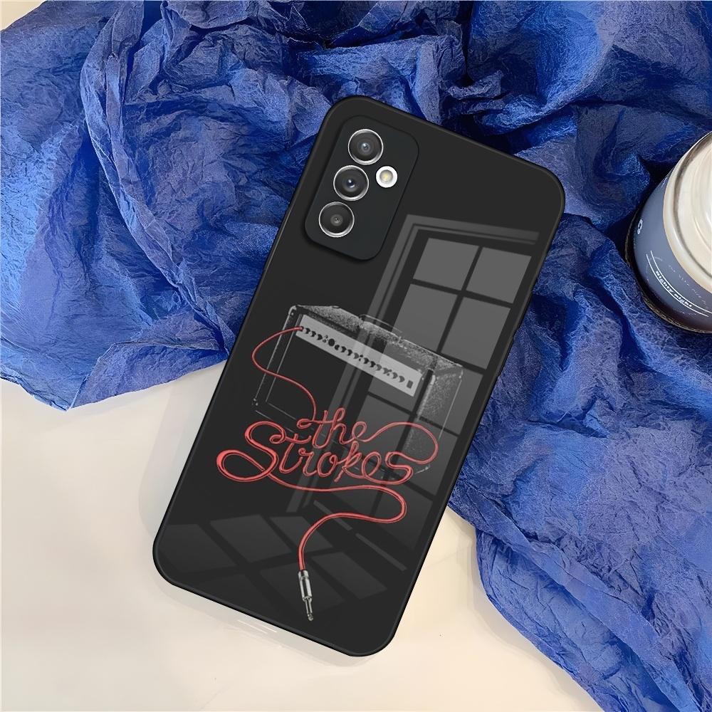 Чехол для телефона The Strokes для Samsung S25 S24 S30 S21 S23 S20 S22 Fe S10 E S9 Note 20 Pro Ultra Plus стеклянная крышка