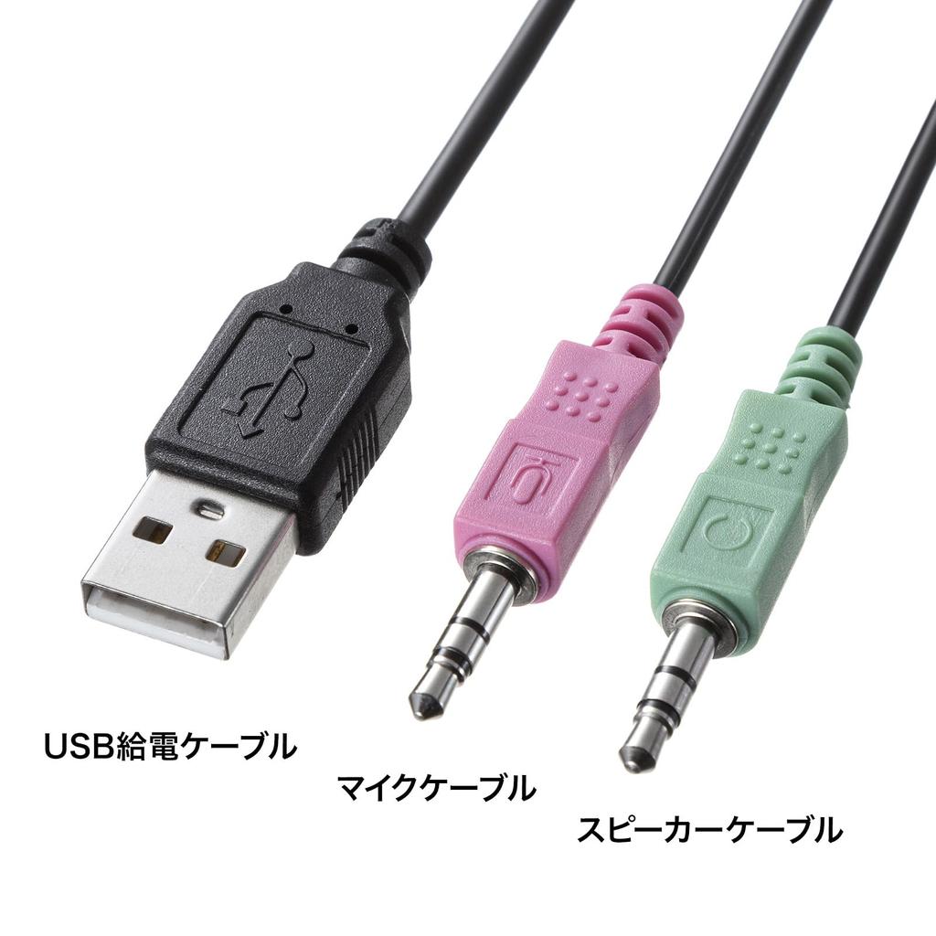 Sanwa Supply Тонкий звуковой динамик (Питание от порта USB) ММ-SPSBA3