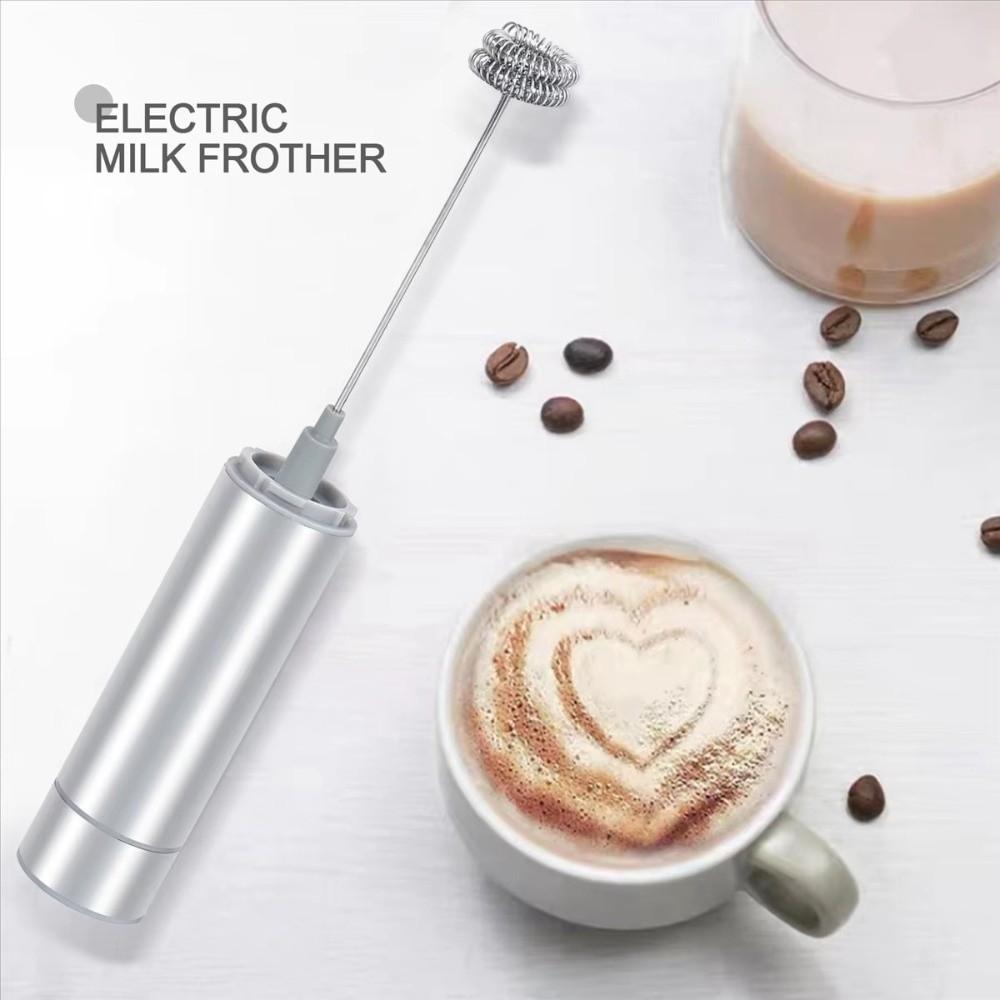 Stainless Steel Handheld Frother High Speed Coffee Frother Egg Beater Milk Foamer Coffee Shop