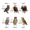 Fake Owl Realistic Decoration Owl Scarecrow Bird Scarer Fake Owl Statue Decoy for Garden Decor Rooftops Outdoor Yard