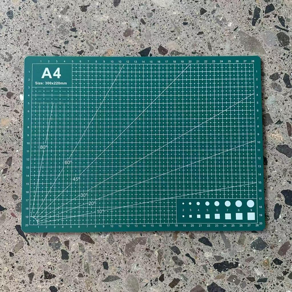 A1-A6 Двусторонняя зеленая самовосстанавливающаяся подложка для резки, 2,3 мм, для бумаги, искусства и гравировки.