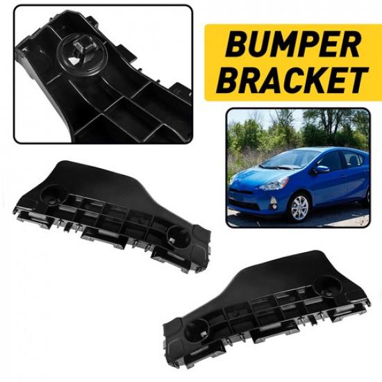 New Front Bumper Retainer Bracket Pair Set For 2012-2017 Toyota Prius C LH RH I