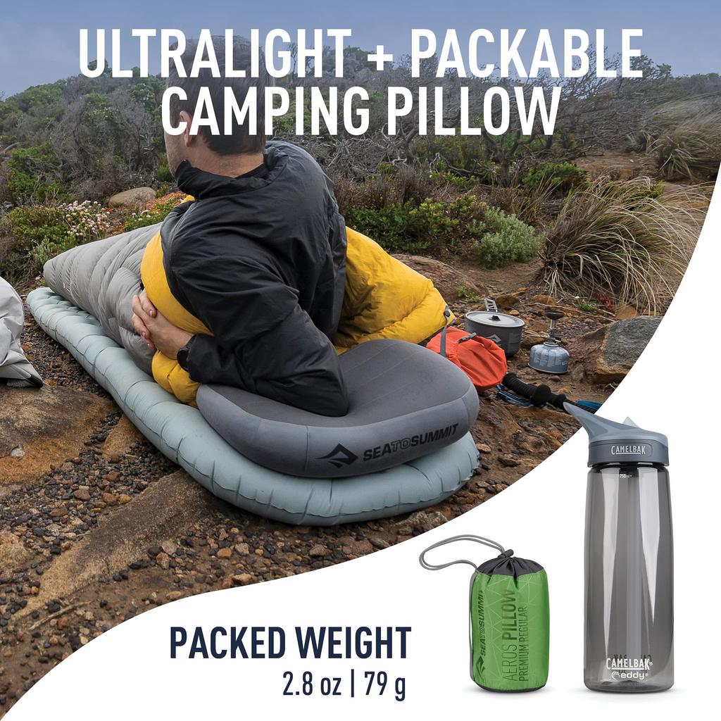 Подушка премиум-класса SEA TO SUMMIT Aero ST81030 Лайм (Обычный)