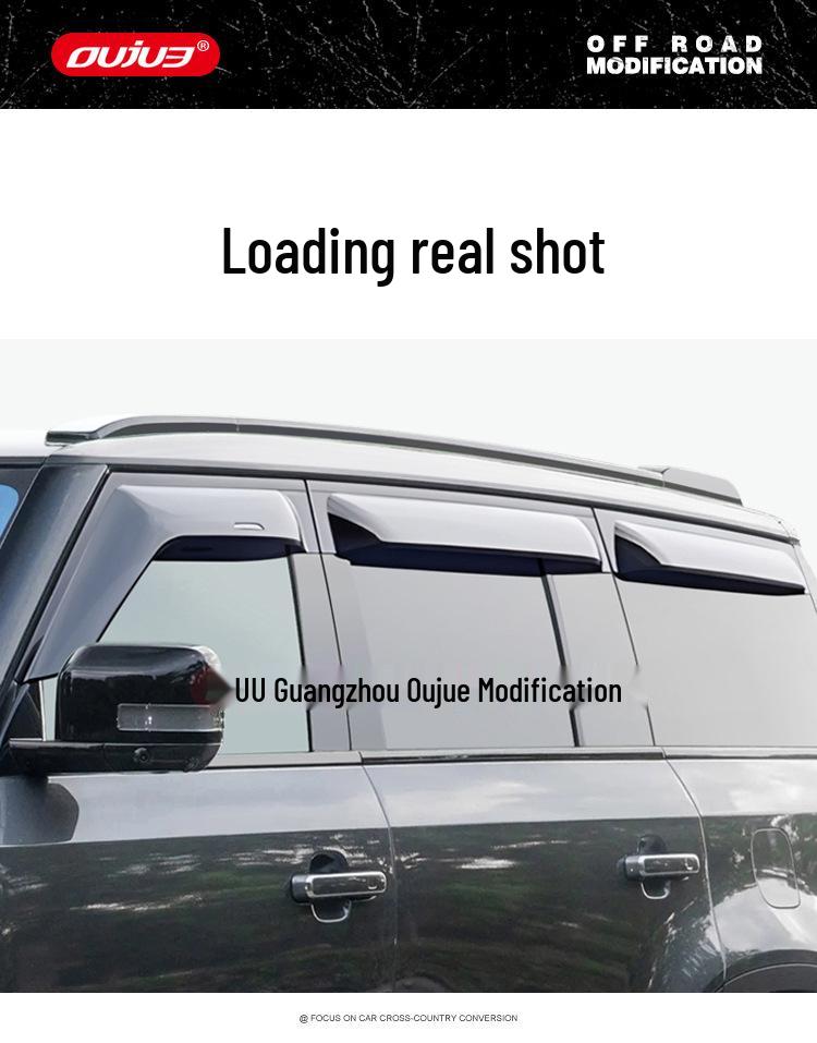 Ji Yue 01 Rain and Sun Visor - Widened Rainproof Car Window Baffle for Off-road Enhancements