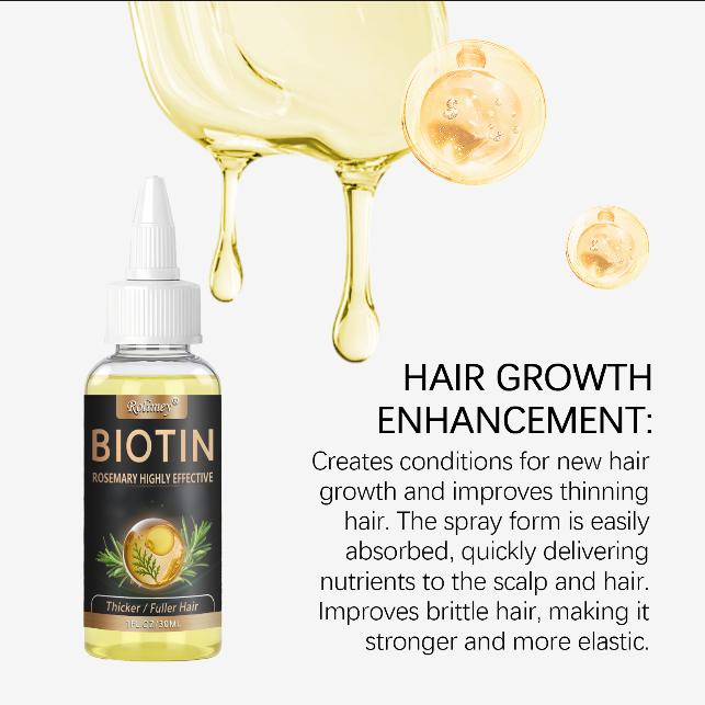 Эссенция для ухода за волосами Hoegoa Biotin бережно питает кожу головы, ежедневный массажный уход, смягчает сухие волосы, длительный эффект и гладкость 50 мл