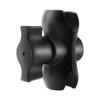 High Strength Composite Short  Double Socket Arm Fit for RAM B Size 1inch Ball, 60mm Ball Joint Extension Arm