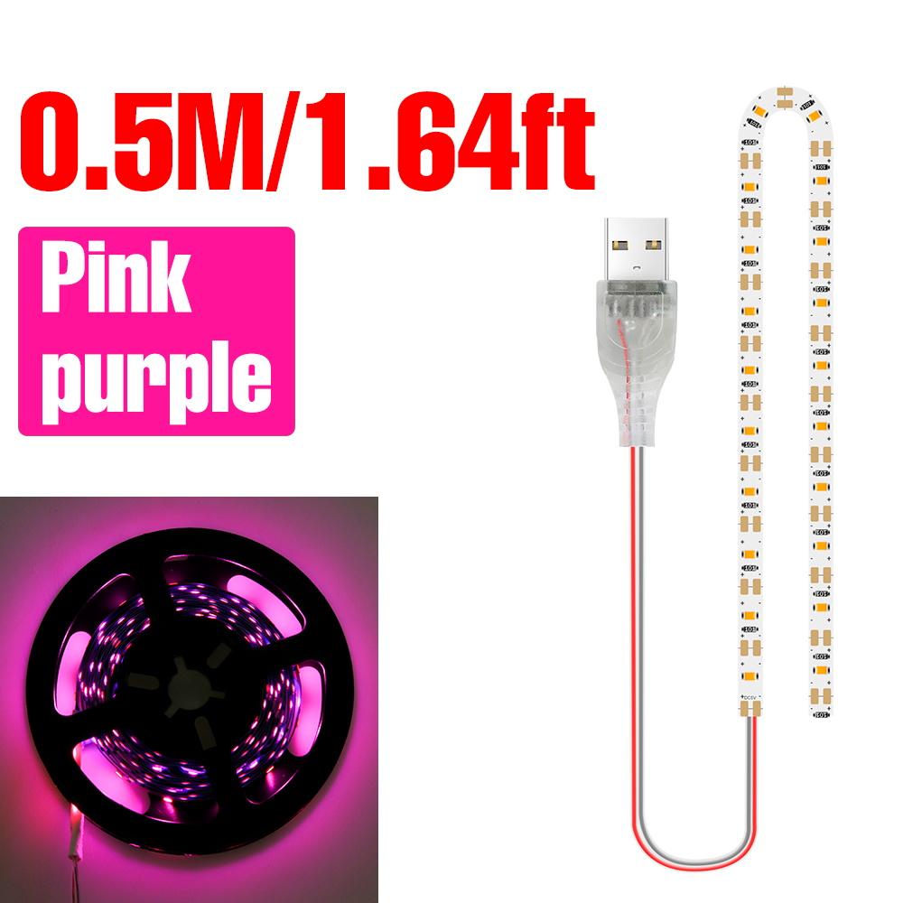 USB LED Plant Grow Light Strip 5V Full Spectrum Seeds Growth Cultivation Lamp Bar Greenhouse Tent Vegs Fill Lighting Waterproof