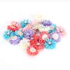 25 шт./лот, милые бантики для волос для собак и кошек, банты для ухода за волосами с цветами и резинками для домашних животных