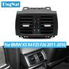 Car Rear AC Fresh Air Conditioning Vent Grille Cover Outlet Assembly Or Panel For BMW X3 X4 F25 F26 2011-2018 64229200888