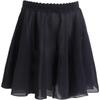 Детская балетная юбка из шифона - полудлинная, цельная, с фартуком на шнуровке