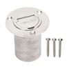 Boat Filler Right Angle Clamshell 316 Stainless Steel Hardware for Boat Keyless Deck Filler 50 Mm 2