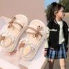 Girls Shoes, Children's Baby Princess Sandals 2025 New Summer Sports Explosion, Big Children's Foreign Style Soft Bottom Beach