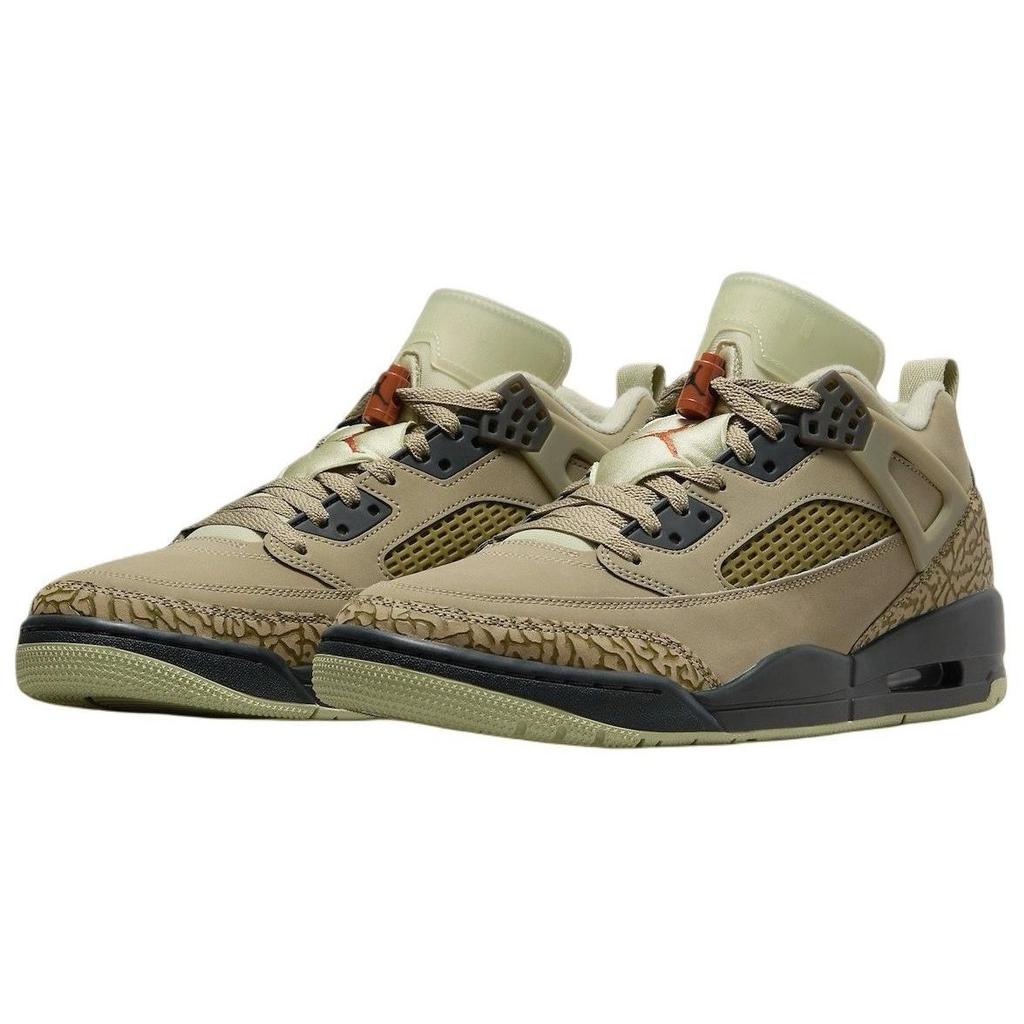 Air Jordan Spizike Low Neutral Olive Men Sneakers Green Dark-Russet Olive-Aura HM4732-200