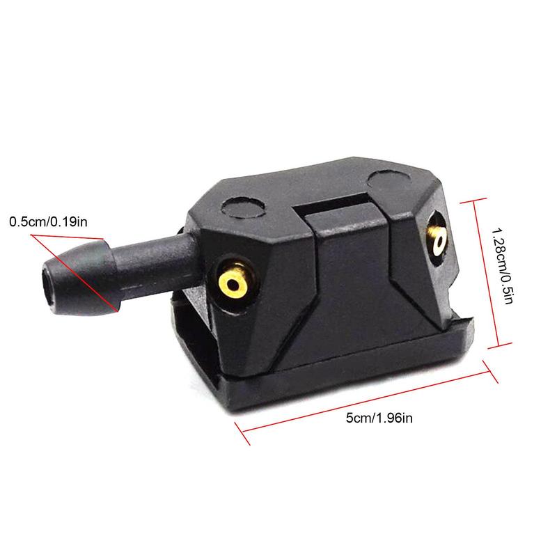 Регулируемая форсунка стеклоочистителя автомобиля 2 шт. форсунки стеклоомывателя переднего стекла сменная форсунка стеклоомывателя для автопринадлежностей