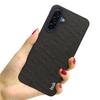 IMAK Ruiyi Series for Samsung Galaxy A17 5G Case Fabric Texture Leather+PC Phone Back Cover