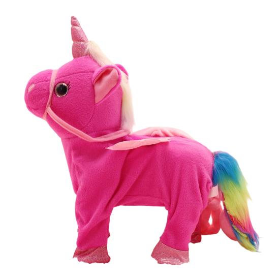 Yousheng Electric Плюшевая Игрушка Летающая Лошадь с Веревкой Поющая Ходячая Лошадь Плюшевая Игрушка для Малышей Мальчиков Девочек Интерактивная Имитация Чучело Животное Игрушка