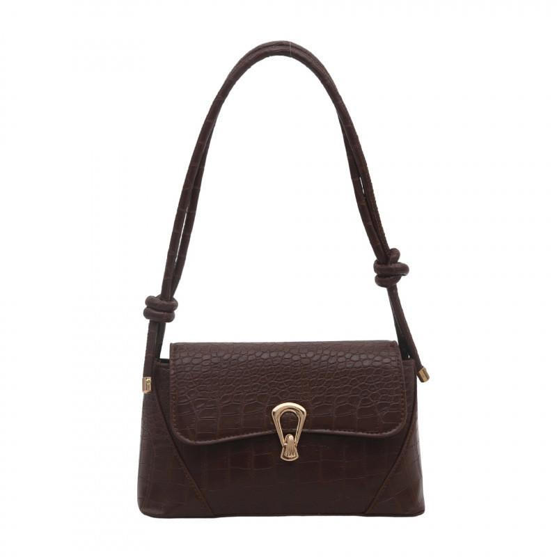 Womens Pu Small Square Bag With Buckle Closure For Daily Fashion