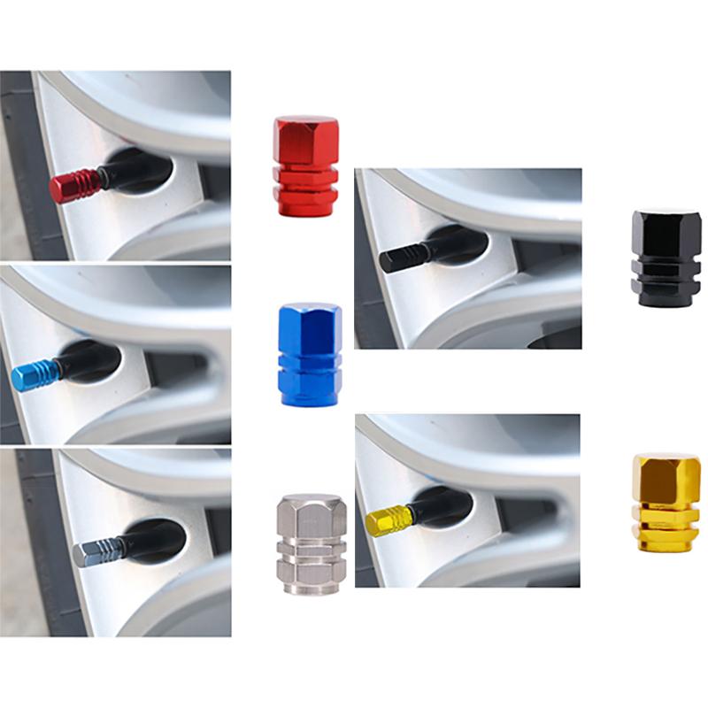 Car Wheel Tire Valve Stems Caps Aluminum Tyre Rim Stem Covers Airdust Waterproof for BMW Auto Moto Car Accessories Tool