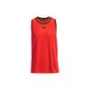 Baseline Replica Color Block Logo Print Breathable Round Neck Sleeveless Basketball Vest Men Tops Bolt-Red 1370238-810