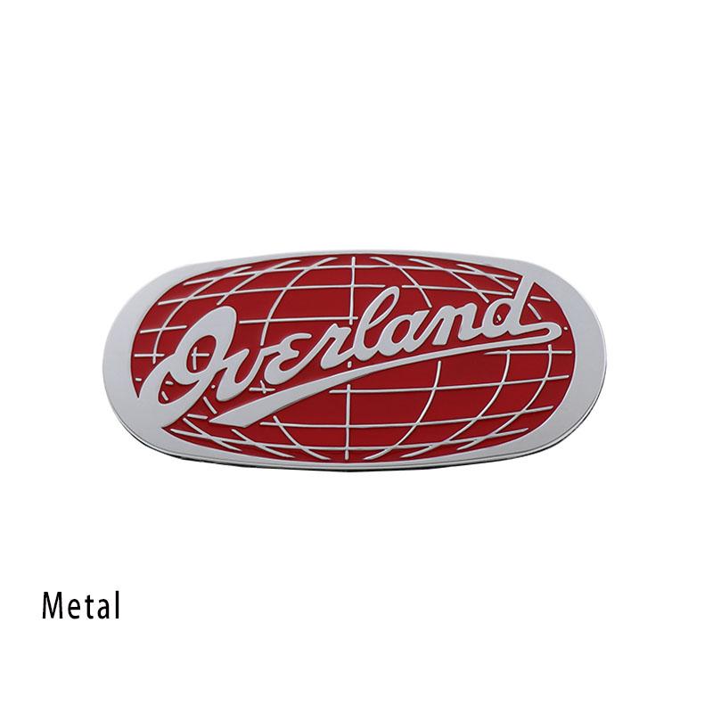 3D Overland для внедорожника, стайлинг автомобиля, крыло, эмблема задней двери багажника, наклейка-значок