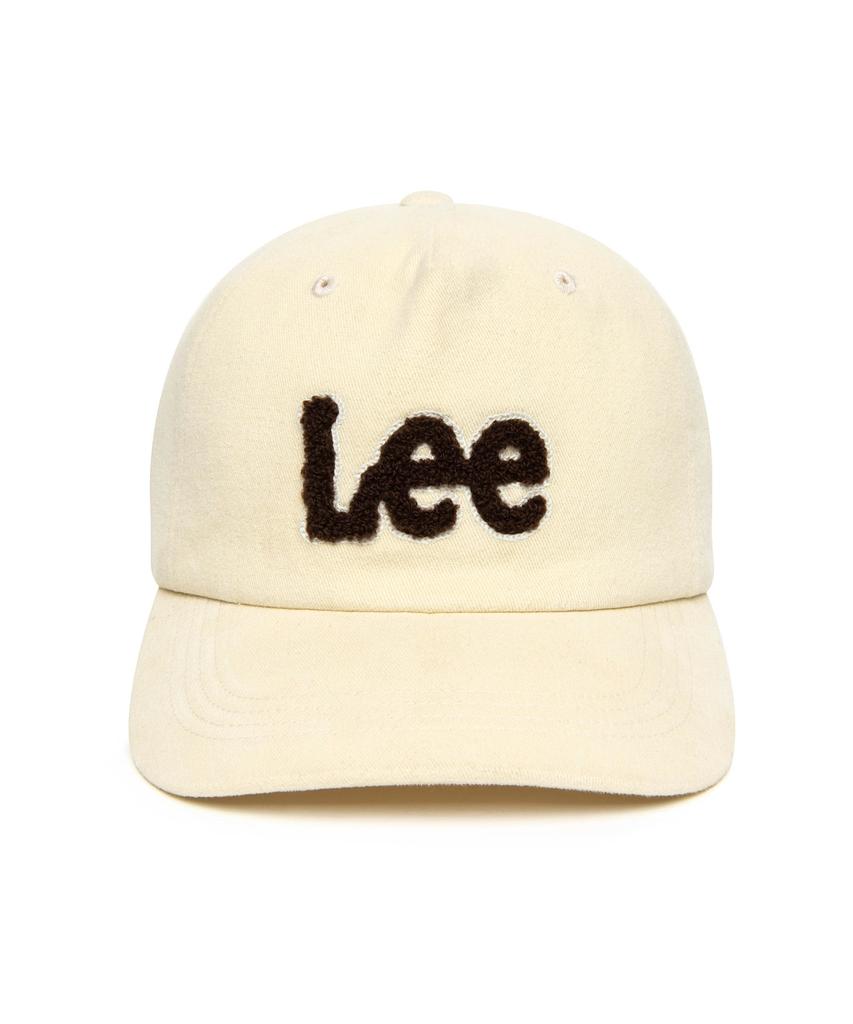 Хлопковая кепка LEE с логотипом-букле Twitch, цвет слоновой кости