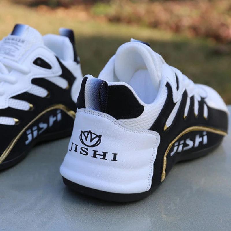 2024 Мужская повседневная осенняя мода сетчатая дышащая легкая повседневная обувь новые удобные мягкие балетки на шнуровке кроссовки