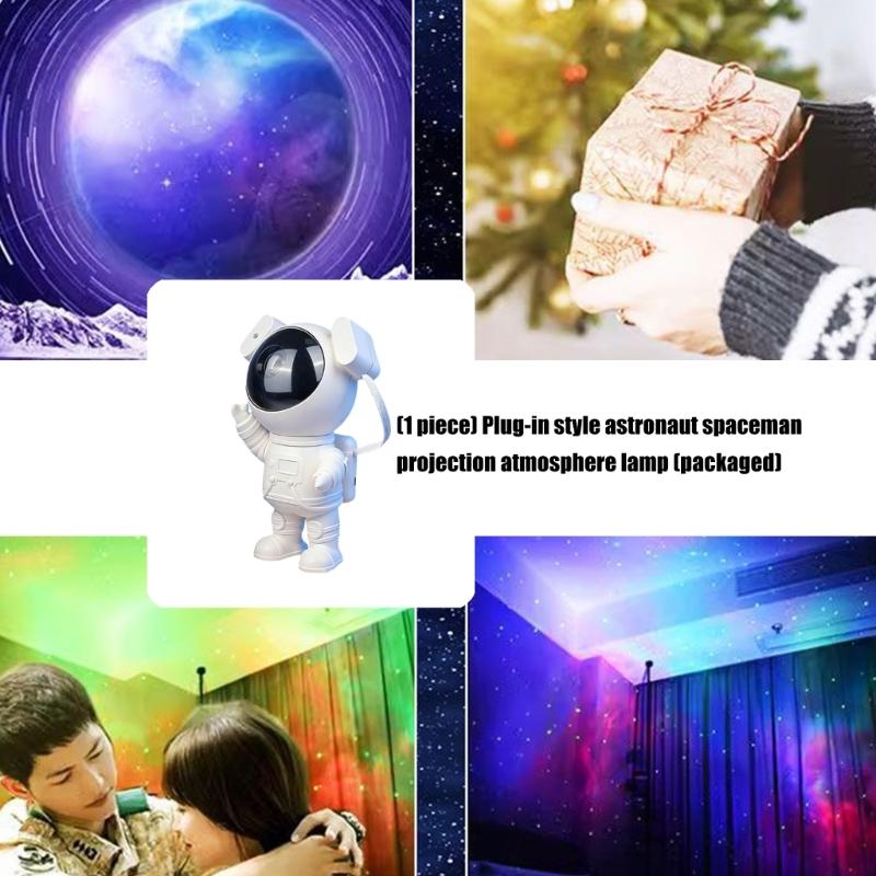 Ночник-проектор «Астронавты в космосе» создает волшебный эффект звездного неба для спальни и гостиной