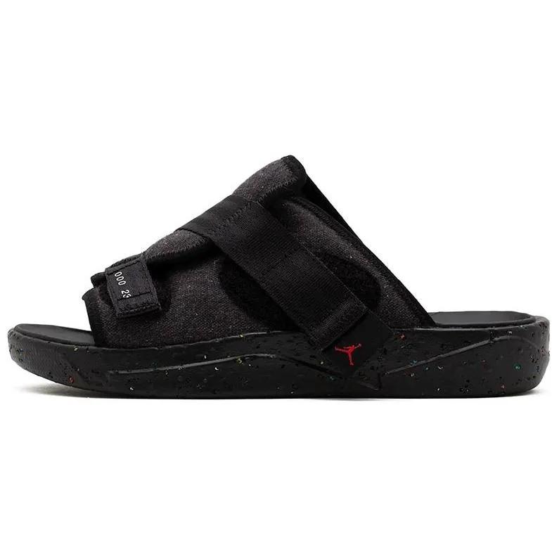Air Jordan Crater Slide 'Black' (Unisex) Black / Green Spark / White / University Red Slide Slippers CT0713 001