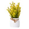 Mini Simulated Potted Plant, Maintenance-Free Desktop Decor, Rustic Style Mini Flower Pots, for Office Bathroom Bookshelf Spaces