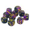 10Pcs/set D6 16mm Colored 6-sided DND Dice Translucent Colors Party Game Polyhedral Dice Role-Playing Acrylic Table Game