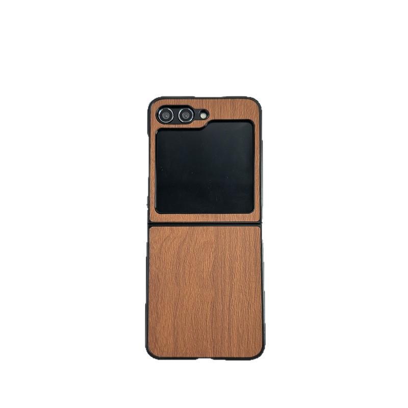 Применимо к чехлу для мобильного телефона Samsung Flip6 2026 года новый Flip5 раздельный простой кожаный zflip6 противоударный простой защитный чехол