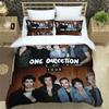 OOne Music Band Direction Коллекция постельного белья Односпальная Двуспальная Полный Queen King Размер Коллекция кроватей Постельное белье для спальни взрослых и детей Коллекция пододеяльников Домашний текстиль