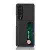 Защита от падения, матовый кожаный чехол для Samsung Galaxy Z Fold4 5g Fold 4 Fold3 Fold2 Fold 2 3, чехол с защитой от пыли и слотом для карт