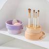 Ведро для чистки кистей для макияжа Инструменты для мытья и сушки Артефакты для чистки пуховки для пудры для красоты и макияжа Сушилка Коробка для хранения