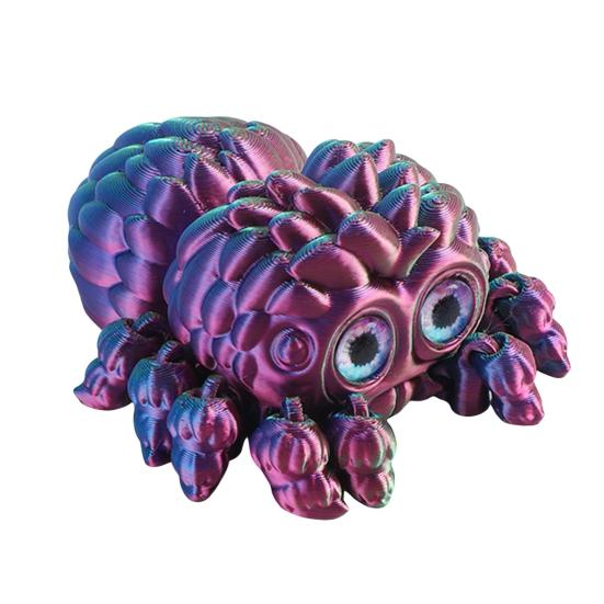 Yousheng Хэллоуин 3D-печатная фигурка паука с подвижными суставами, фигурка паука, игрушка-непоседа, шарнирная модель паука, украшение для дома, офиса, настольный орнамент